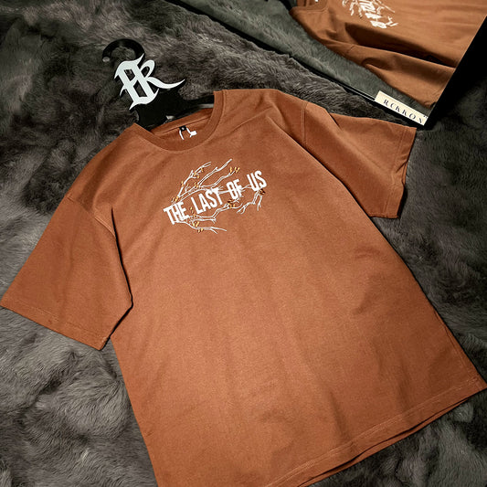 Last of Us Oversized T-Shirt – 240 GSM Heavyweight Terry Cotton