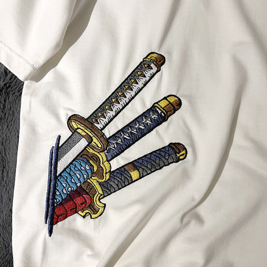 Zoro Oversized T-Shirt – 100% Terry Cotton | 240 GSM Heavyweight Anime Tee