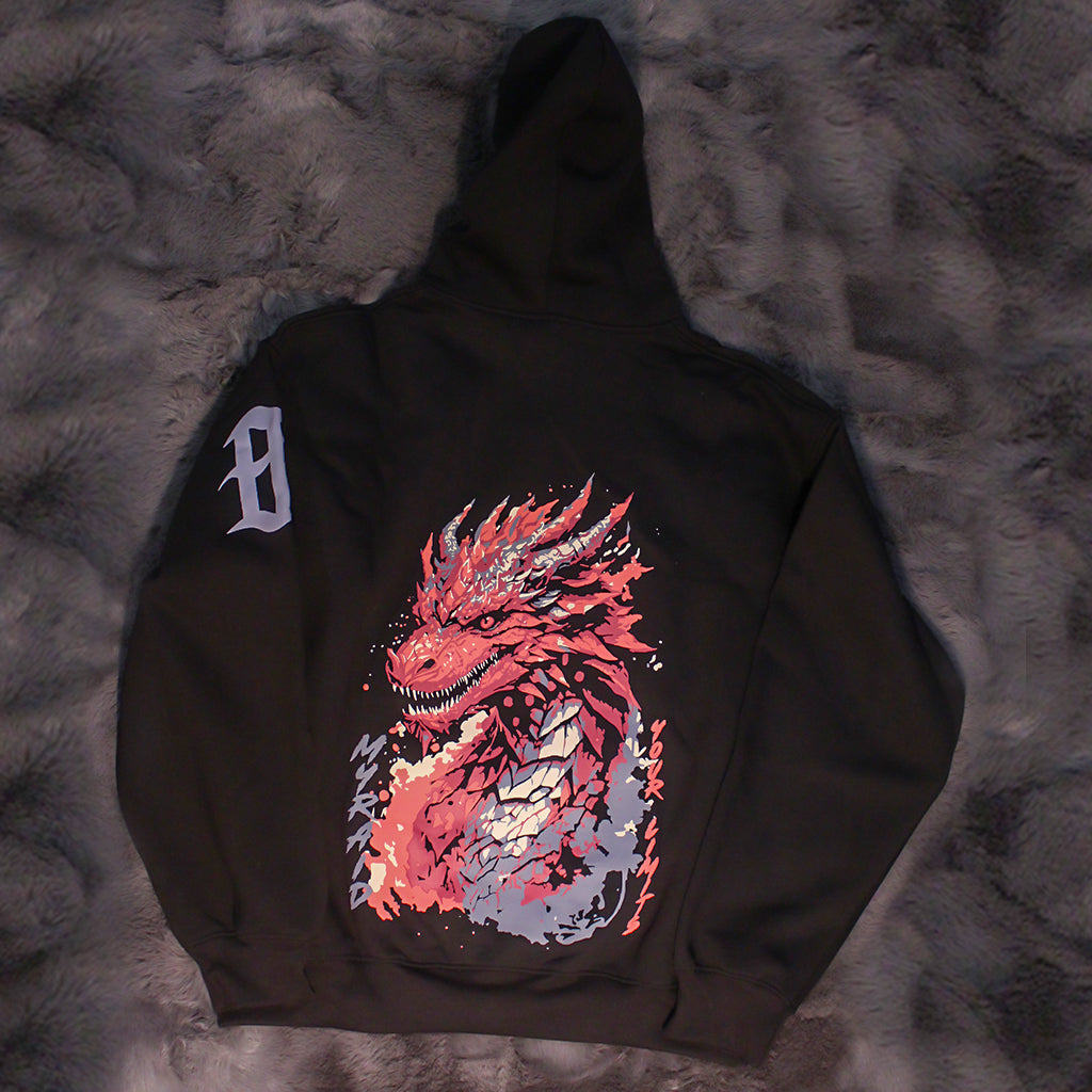 INFERNO DRAGON Oversized Hoodie – 450 GSM