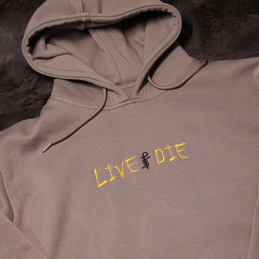 LIVE OR DIE Oversized Hoodie – 100% Cotton Fleece | 420