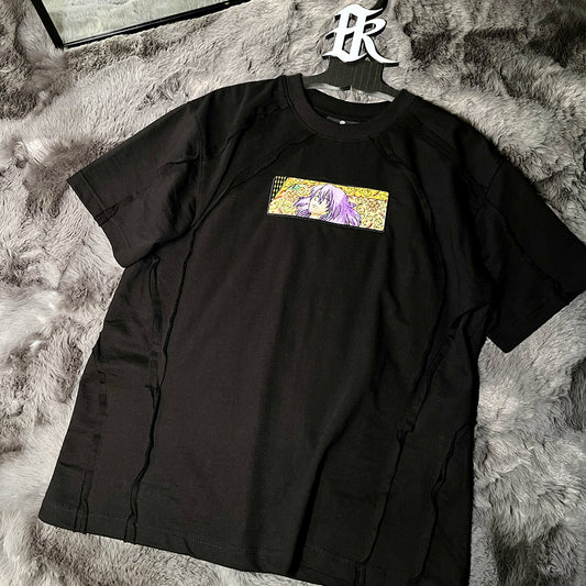 Sleepy Beauty Anime Oversized T-Shirt | 100% Terry Cotton 240 GSM Tee